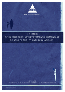 20 anni di aba, 20 anni di guarigioni.