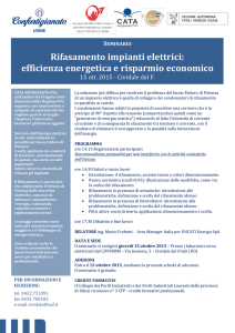 Rifasamento impianti elettrici: efficienza energetica e
