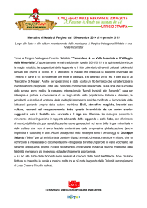 Mercatino di Natale di Pergine: dal 15 Novembre 2014