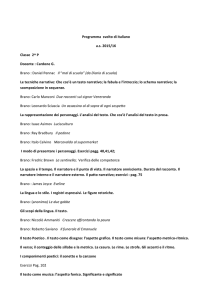 Programma di italiano 2P