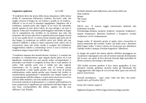 Il traduttore deve dar prova della stessa eloquenza e dello stesso