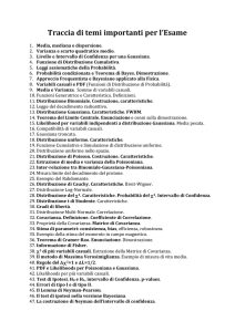 Traccia di temi importanti per l`Esame