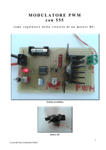 MODULATORE PWM con 555