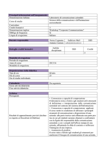 Laboratorio di comunicazione aziendale