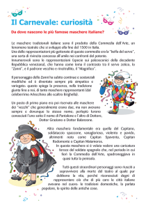 SPECIALE CARNEVALE: curiosità