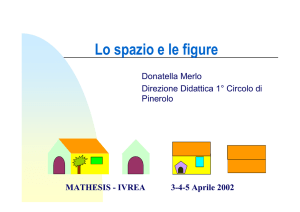 Lo spazio e le figure - Istituto Comprensivo Spinea 1
