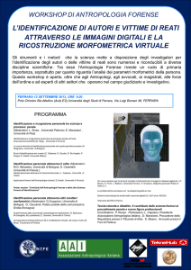 workshop di antropologia forense l`identificazione di autori e