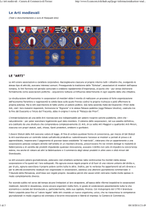 Le Arti medievali - Camera di Commercio di Firenze