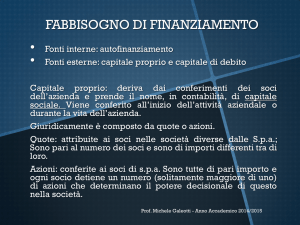 Fabbisogno di finanziamento