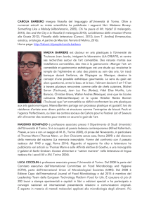 CAROLA BARBERO insegna filosofia del linguaggio all`Università di