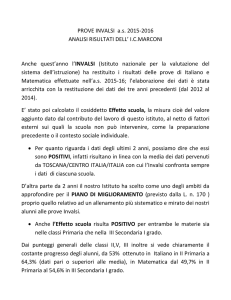 Anche quest`anno l`INVALSI (Istituto nazionale per la valutazione del