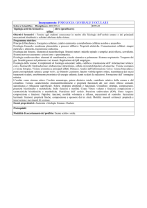 FISIOLOGIA GENERALE E OCULARE