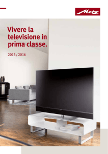 Vivere la televisione in prima classe.