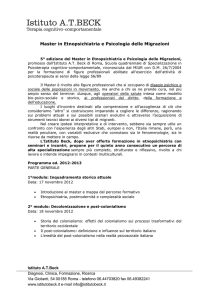 Master in Etnopsichiatria e Psicologia delle Migrazioni