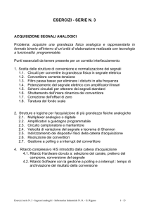 esercizi - serie n. 3