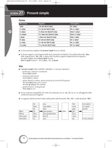 Present simple - In English