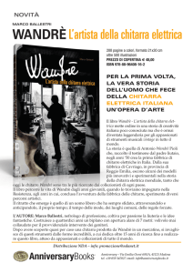 L`artista della chitarra elettrica WANDRÈ