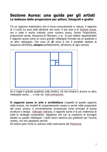 Sezione Aurea: una guida per gli artisti