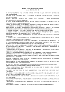 ELENCO TITOLI TESI FISIOTERAPIA