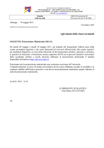 Preiscrizioni ministeriali per gli alunni degli ultimi anni