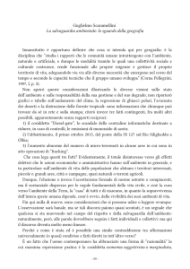 Guglielmo Scaramellini La salvaguardia ambientale: lo sguardo