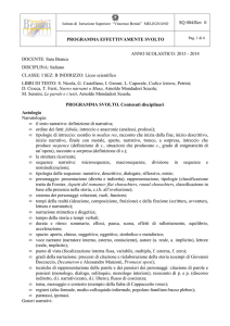 Programma IB - istituto benini melegnano