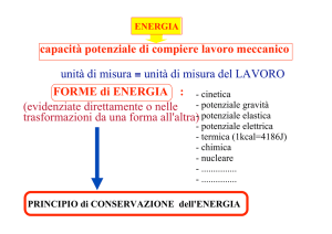 capacità potenziale di compiere lavoro meccanico unità di misura