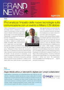 Phd analizza l`impatto delle nuove tecnologie