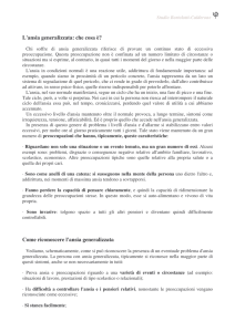 L`ansia generalizzata - Studio Bortolotti