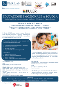 EDUCAZIONE EMOZIONALE A SCUOLA