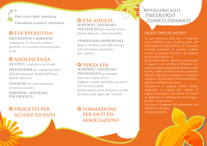 psicologo clinico-dinamico - Psicologa aiuto psicologico Dott.ssa