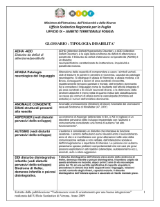 Glossario sulla disabilità - Ufficio Scolastico di Foggia
