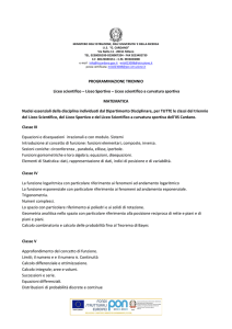 Programmazione Matematica LS Triennio