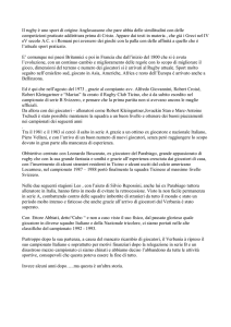 Il rugby è uno sport di origine Anglosassone che pare abbia delle