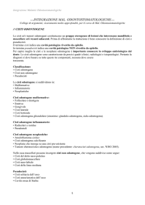 Integrazione Malattie Odontostomatologiche