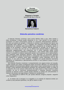 Disturbo psicotico condiviso - Psicologi