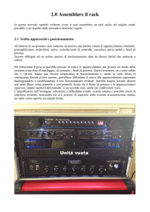 2.0 Assemblare il rack - Burn-FX