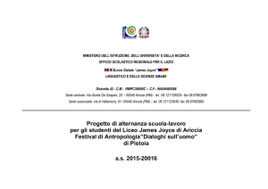 "Dialoghi sull`uomo" di Pistoia