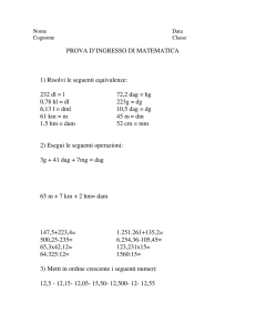 Prova d`ingresso - Digilander