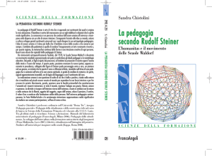 La pedagogia secondo Rudolf Steiner