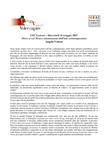 Dove si va? Nuovi orientamenti dell`arte contemporanea