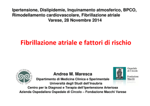 Fibrillazione atriale e fattori di rischio