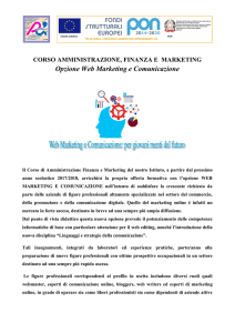 Opzione Web Marketing e Comunicazione