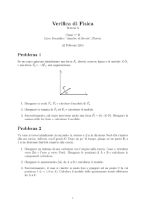 Verifica di Fisica
