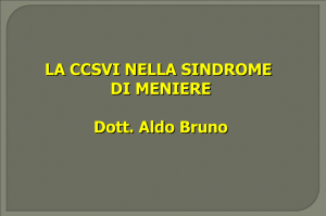 Insufficienza Venosa Cronica Cerebro Spinale e Malattia di Menire