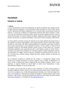 Factsheet, Lavoro e cuore - Laboratorio Polizia Democratica