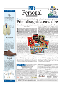 Primi disegni da custodire