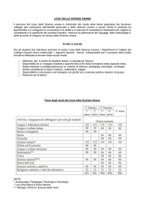 liceo delle scienze umane - Liceo Statale Gaetana Agnesi – Milano