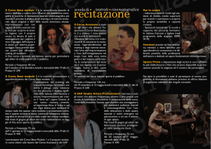 recitazione - Quinte di Carta
