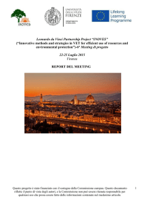 report - BIO: Dipartimento di Biologia - UniFI
